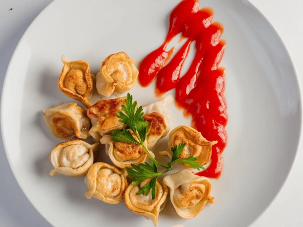 Пельмени жареные