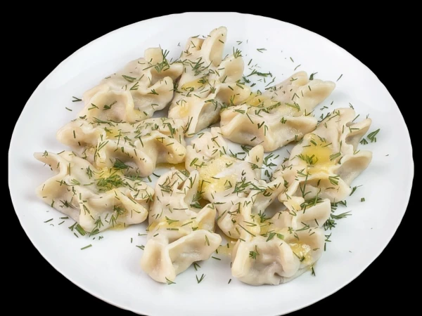 Вареники с картофелем и грудинкой