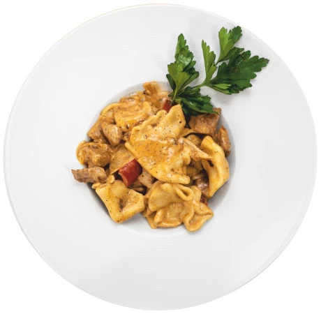 Галушка со свининой BBQ