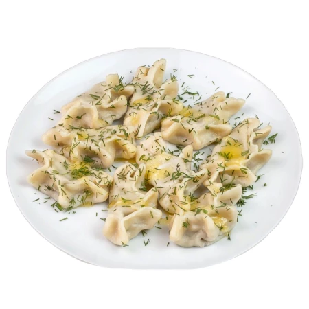 Вареники с картофелем и грудинкой