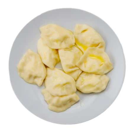 Вареники с творогом и заварным кремом