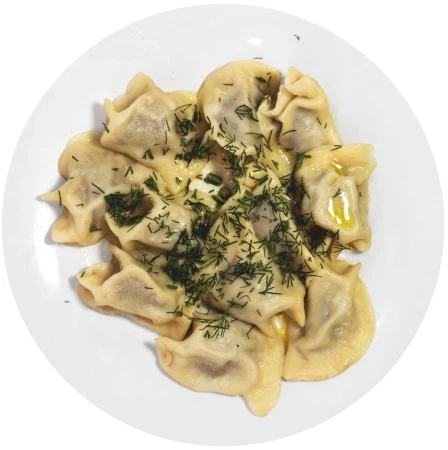 Пельмени куриные с жюльеном