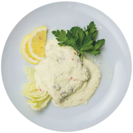 Рыба в сметанном соусе