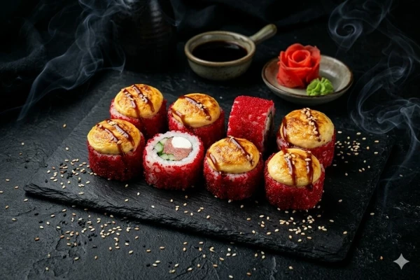 Калифорния лосось чиз