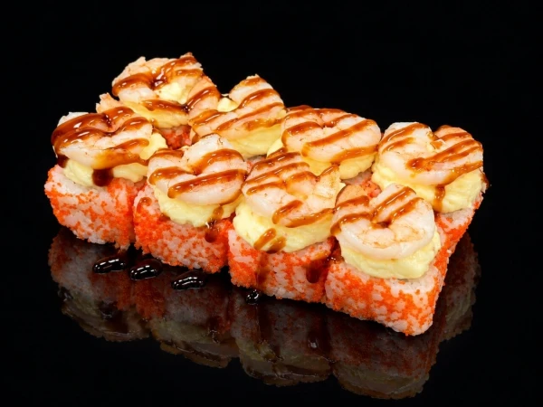 Сливочный рай с креветкой