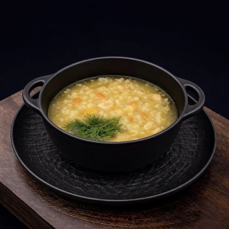 Уха с Лососем и Яйцом