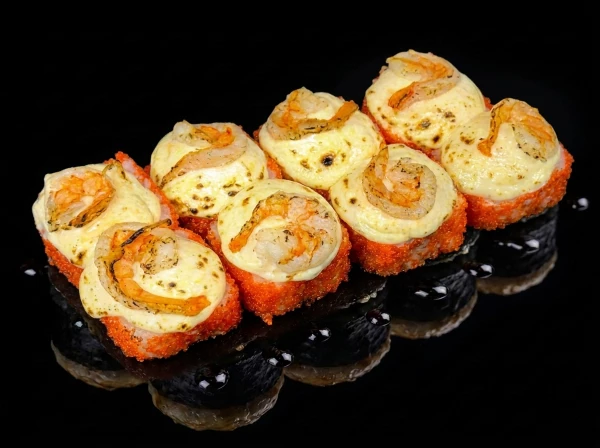 Сливочный рай с креветкой