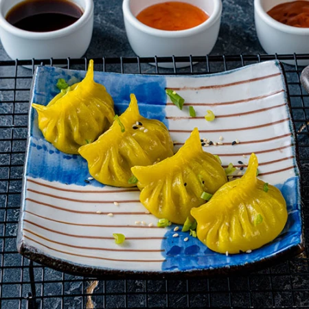 Дамплинги с курицей 