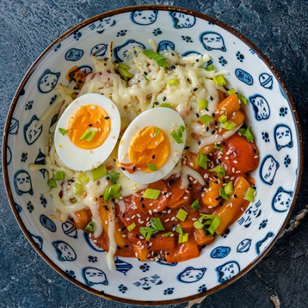 Классические Токпокки с соусом ТЕРИЯКИ  
