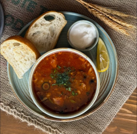 Наваристая мясная солянка new