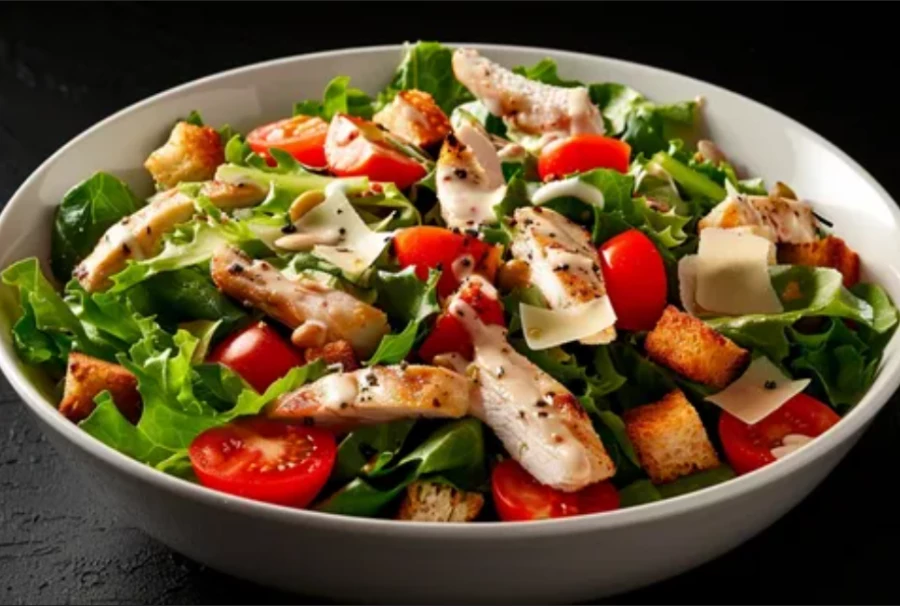 Салат "Цезарь с курицей"