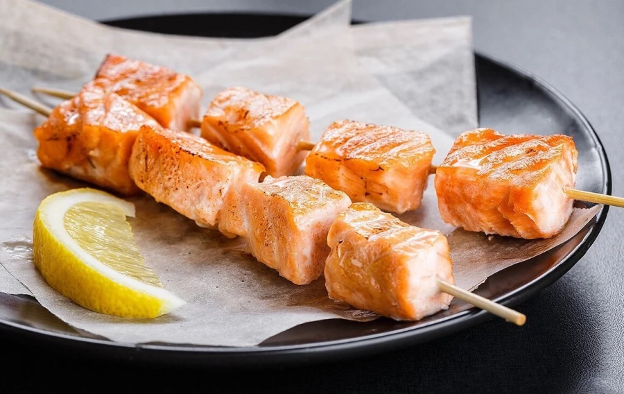 Шашлык из семги