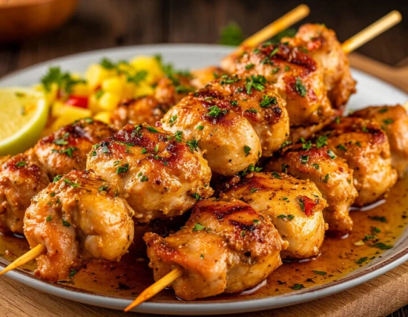 Куринный шашлык