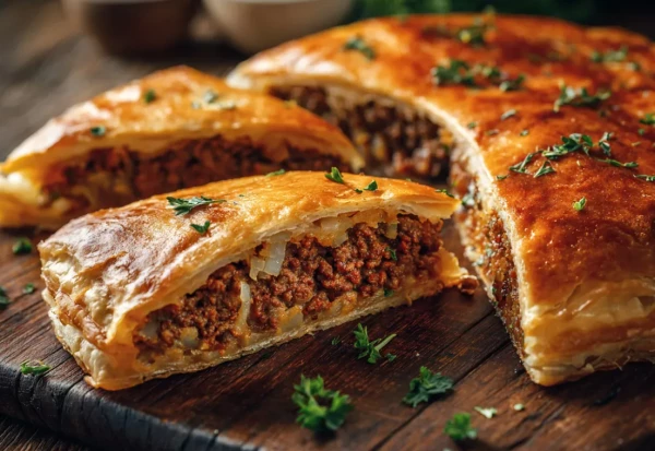 Мясо-капустный пирог 1шт