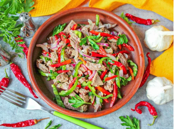 Салат "Кавказский" острый