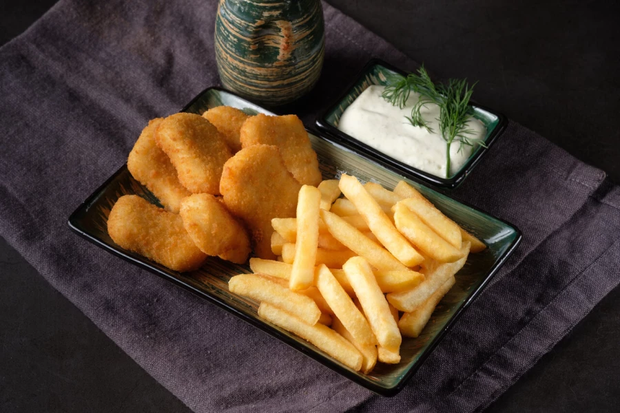 Комбо и соус тар тар