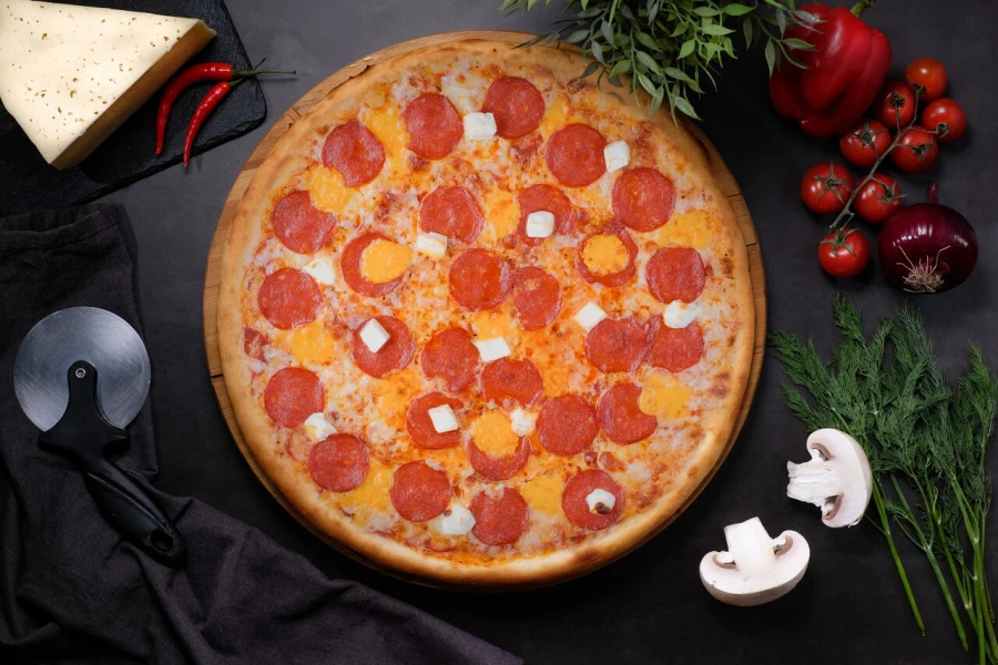 Сырная пепперони (40 см)