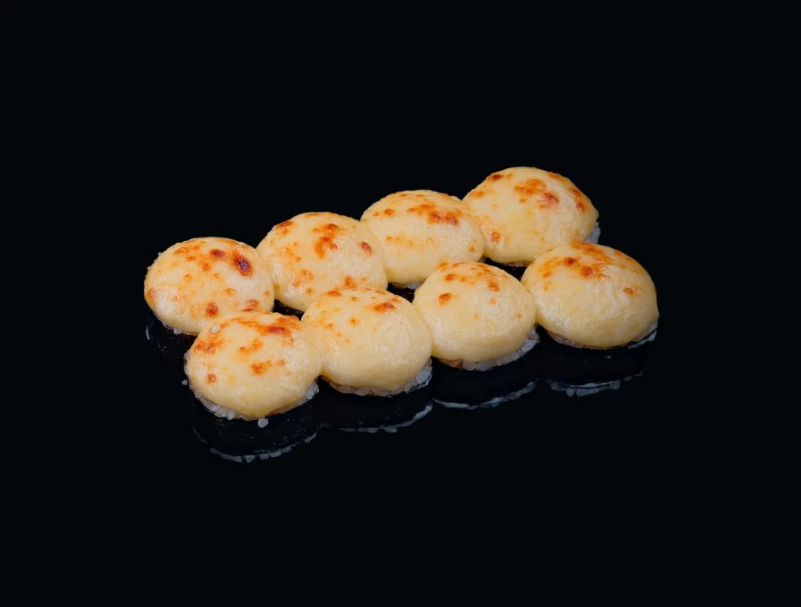 Запечённый с креветкой