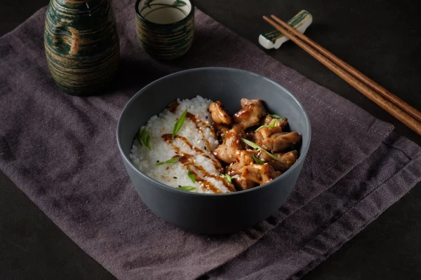 Курица терияки с рисом 