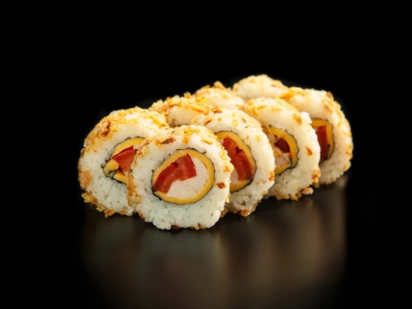 С копченой курицей и сыром чизбургер