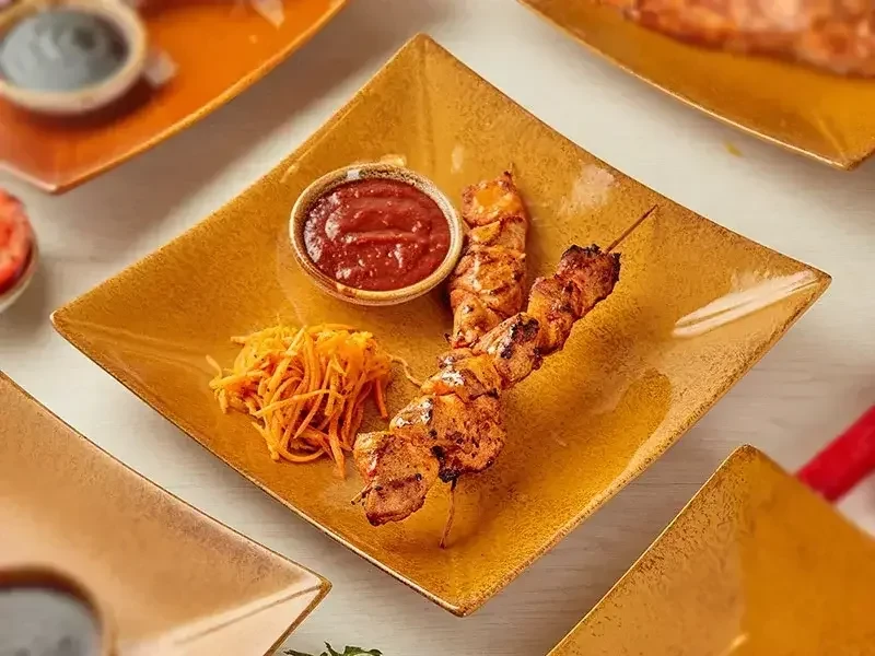 Шашлычки из цыплёнка по-Тайски  кисло-сладкий 