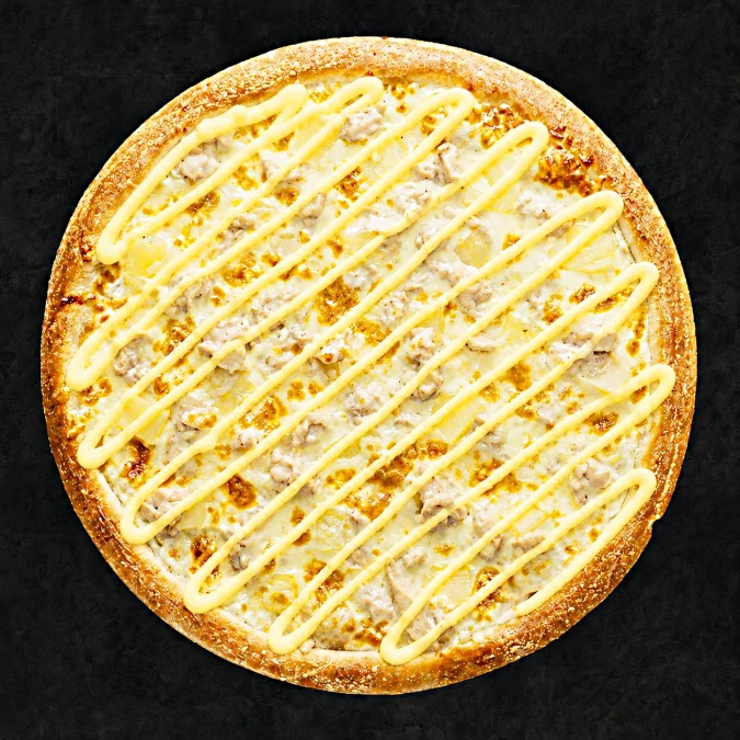 Гавайская с цыпленком и соусом Pineapple 32 см
