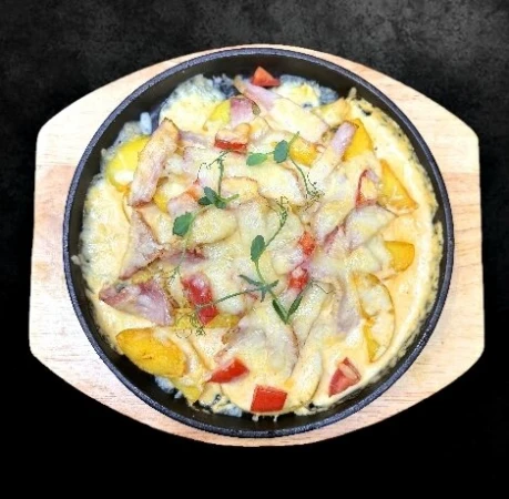 Запеченый картофель с беконом  