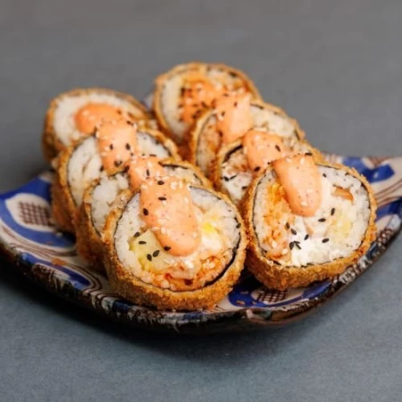 Кимпаб жаренный с креветкой 