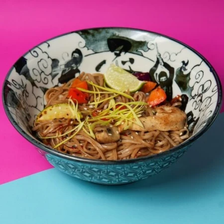 Яки Соба с морепродуктами
