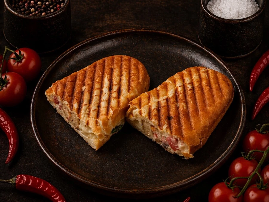 Шаурма куриная в булке 