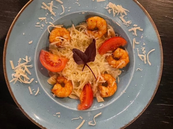 Фетучини с Креветками