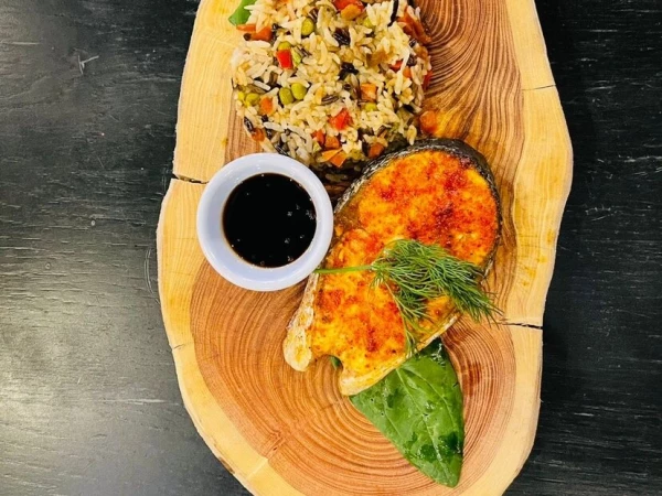 Стейк из семги 