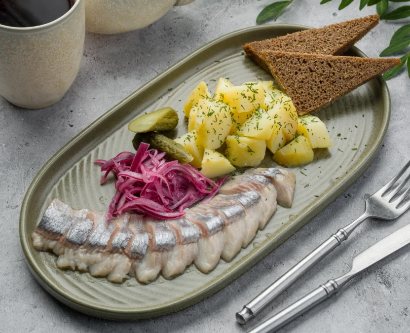 Сельдь с Картошкой