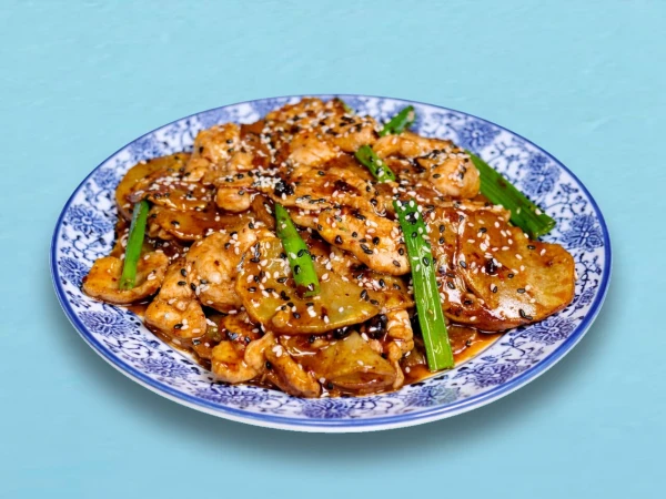 Курица с картофелем