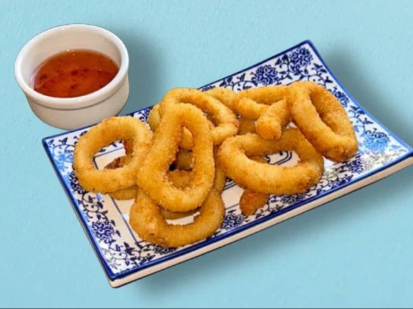 Кольца кальмара в кляре