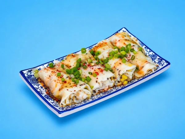 Рисовый ролл с креветками 