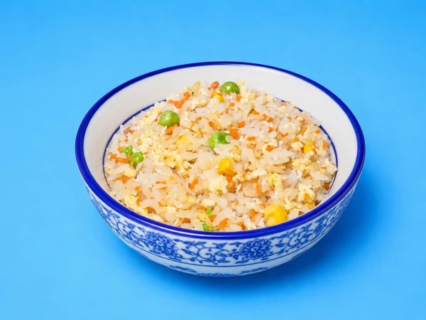 Рис с овощами и яйцом