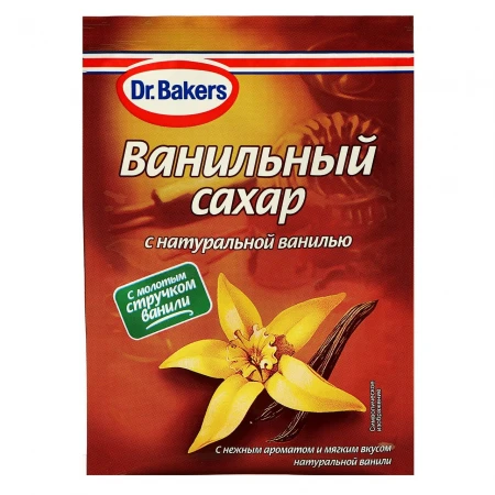Ванильный сахар с натур. ванилью 9гр Dr.Bakers