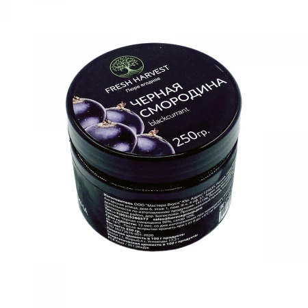 Пюре Fresh Harvest черная смородина 250гр