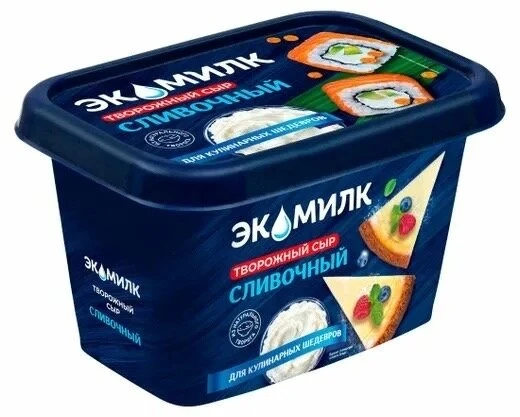 Сыр творожный Экомилк 350гр