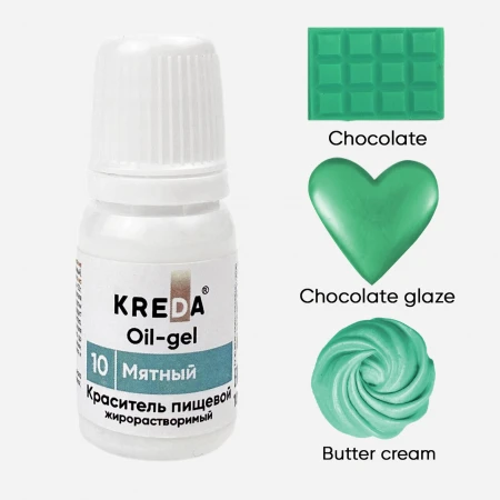 Краситель KREDA жирорастворимый 10мл мятный