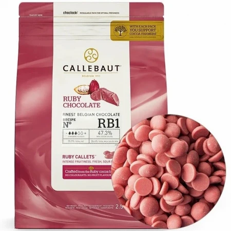 Шоколад Barry Callebaut Ruby 100гр
