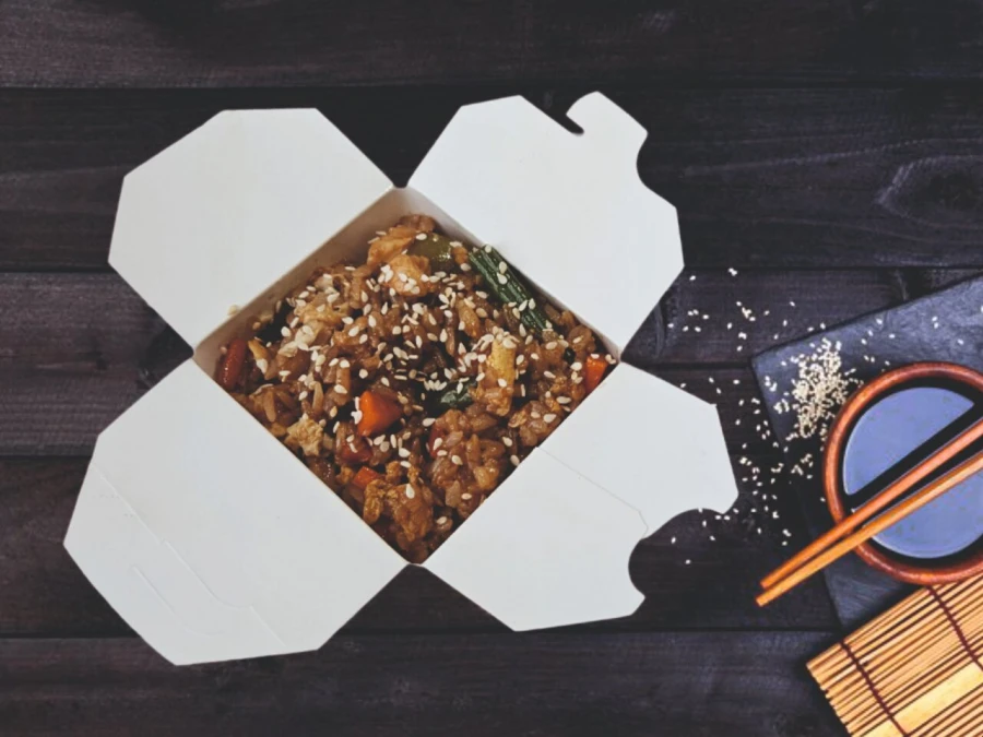 Рис с курицей и овощами