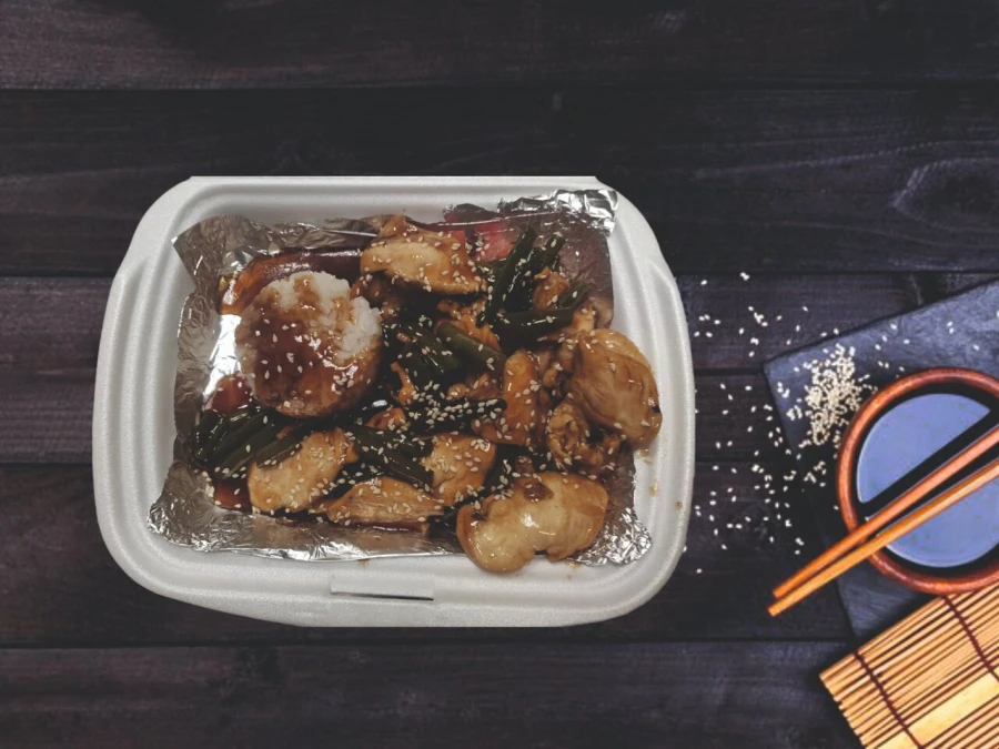 Курица терияки с рисом