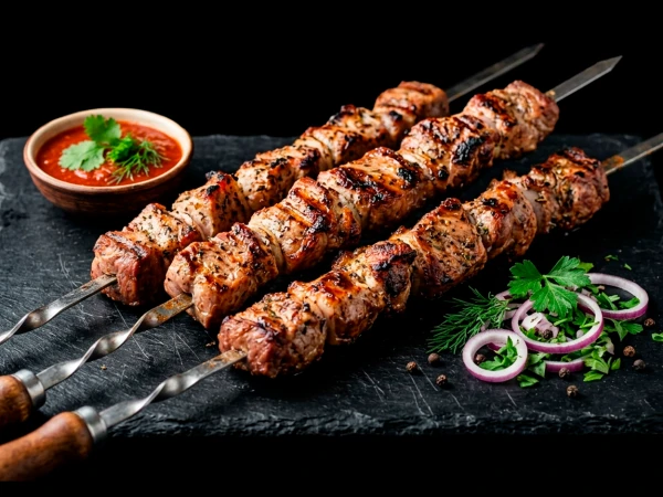 Шашлык из свиной шеи