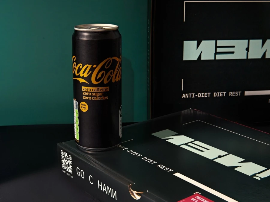 Coca Cola Без кофеина 0.33 ж/б