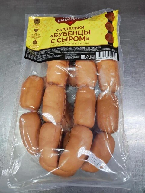 Сардельки с сыром