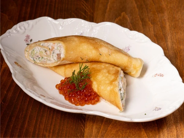 Блинные рулетики