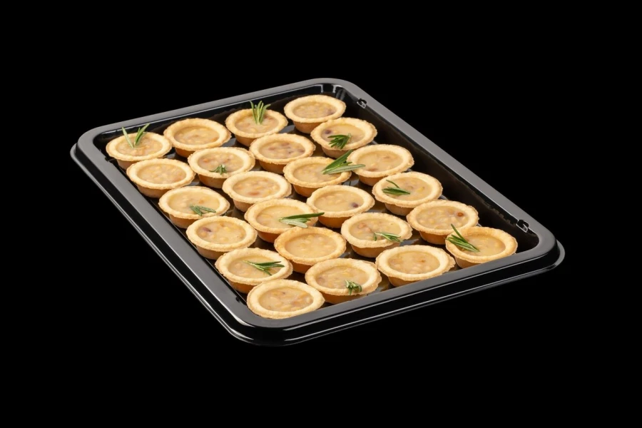 Тарталетки с кедровыми орехами и медом, 16 шт