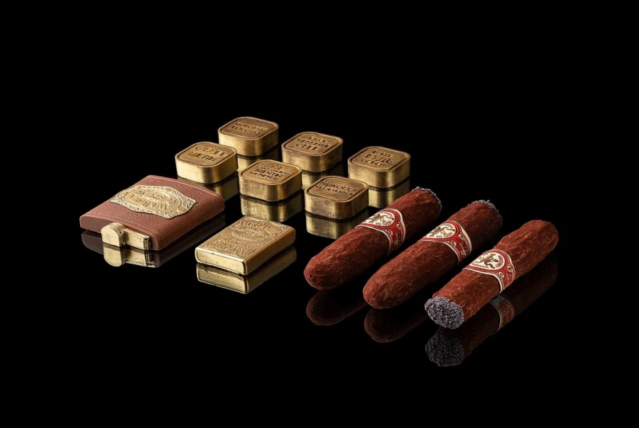 Подарочный шоколадный набор «Сигара и аксессуары» , 420 гр.